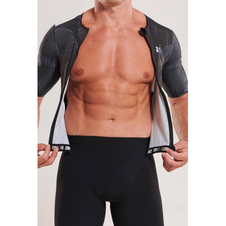 ZEROD TTSuit RACER Kailua - Trifonction Triathlon Homme manches courtes | Les4Nages