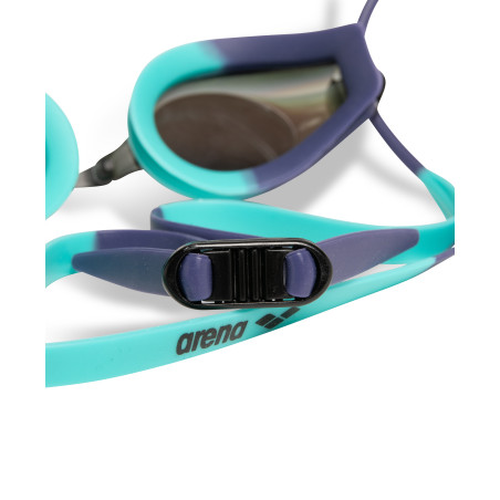 Arena TRACKS MIRROR Turquoise Future Dusk - Lunettes Natation | Les4Nages