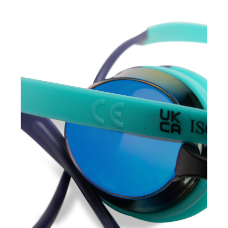 Arena TRACKS MIRROR Turquoise Future Dusk - Lunettes Natation | Les4Nages