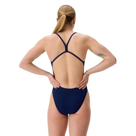 Speedo SOLID V-BACK 2.0 Navy - Maillot femme 1 pièce | Les4Nages Speedo SOLID V-BACK 2.0 Navy - Maillot femme 1 pièce | Les4Nages