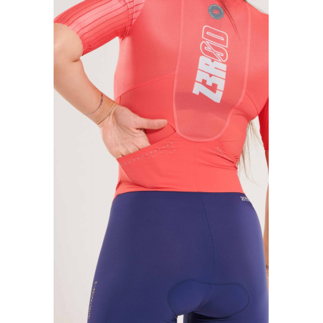 ZEROD TTSuit RACER Allegria - Trifonction Triathlon femme manches courtes | Les4Nages
