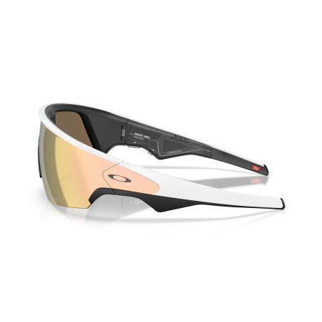 OAKLEY META VANGUARD AI White avec Verres Prizm Rose Gold - Lunettes solaires connectées avec Caméra et écouteurs intégrés | Les4Nages
