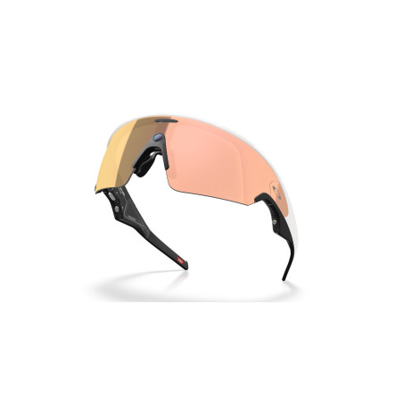 OAKLEY META VANGUARD AI White avec Verres Prizm Rose Gold - Lunettes solaires connectées avec Caméra et écouteurs intégrés | Les4Nages
