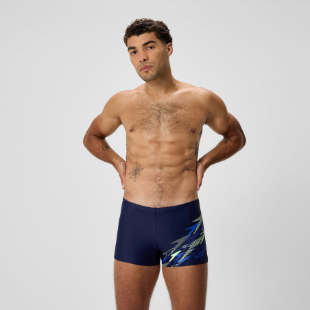 SPEEDO ECO MEDLEY logo Aquashort Navy Blue | Les4Nages