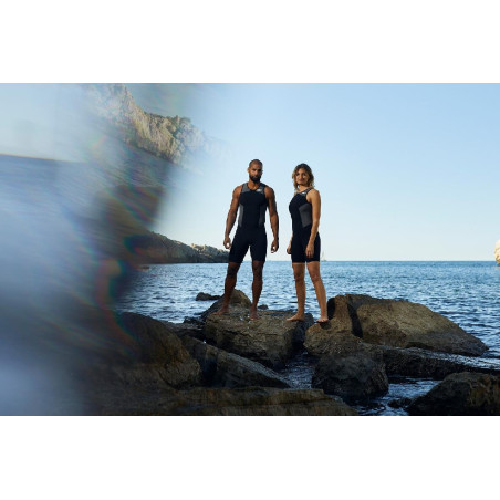 ZEROD ELITE Femme BLACK SERIES - Trifonction Triathlon Femme sans manches | Les4Nages ZEROD ELITE Femme BLACK SERIES - Trifonction Triathlon Femme sans manches | Les4Nages