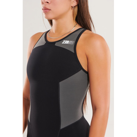 ZEROD ELITE Femme BLACK SERIES - Trifonction Triathlon Femme sans manches | Les4Nages ZEROD ELITE Femme BLACK SERIES - Trifonction Triathlon Femme sans manches | Les4Nages