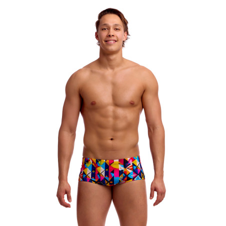 FUNKY TRUNKS Broken Blox - Classic Trunks - Boxer Natation Homme | Les4Nages FUNKY TRUNKS Broken Blox - Classic Trunks - Boxer Natation Homme | Les4Nages