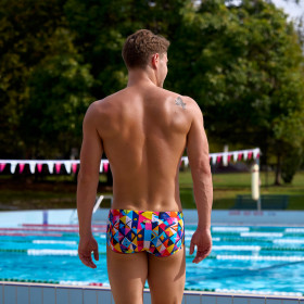 FUNKY TRUNKS Broken Blox - Classic Trunks - Boxer Natation Homme