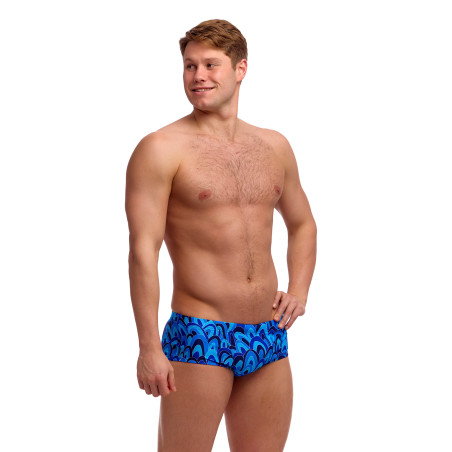 FUNKY TRUNKS Hill Billy Blues - Classic Trunks - Boxer Natation Homme | Les4Nages