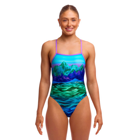 FUNKITA Mintie Montie - Strapped In - Maillot Femme 1 piece Natatiion | Les4Nages FUNKITA Mintie Montie - Strapped In - Maillot Femme 1 piece Natatiion | Les4Nages