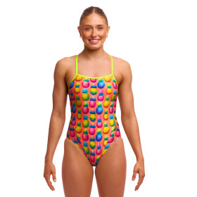 FUNKITA Pinky Piney - Single Strap - Maillot Femme 1 pi