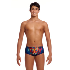 FUNKY TRUNKS (8-12ans) Meow Baby Sidewinder Trunks - Boxer Natation Garçon