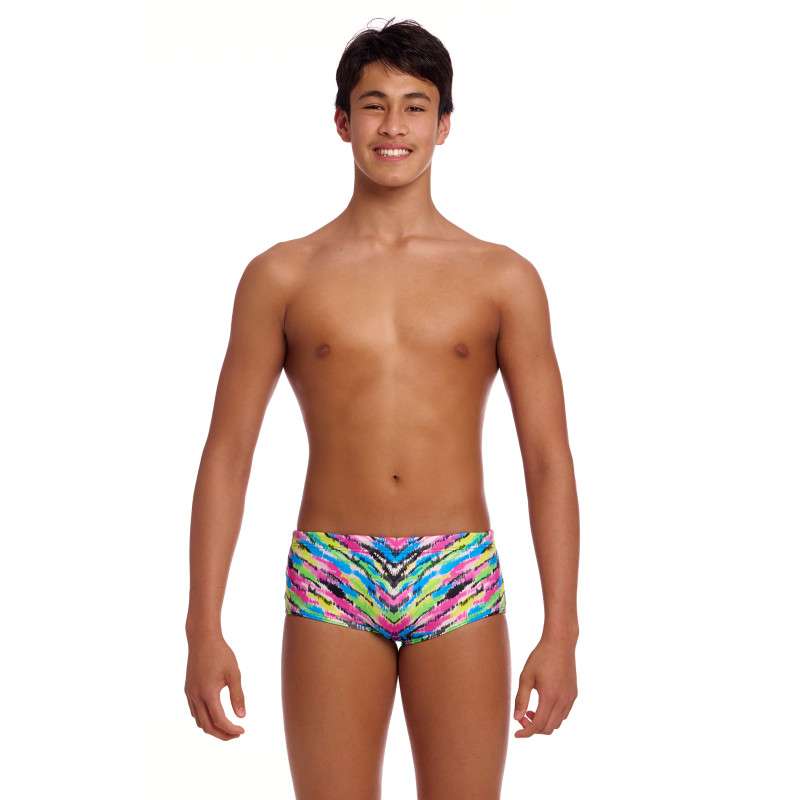 FUNKY TRUNKS (8-12ans) Happy Hide Sidewinder Trunks - Boxer Natation Garçon | Les4Nages