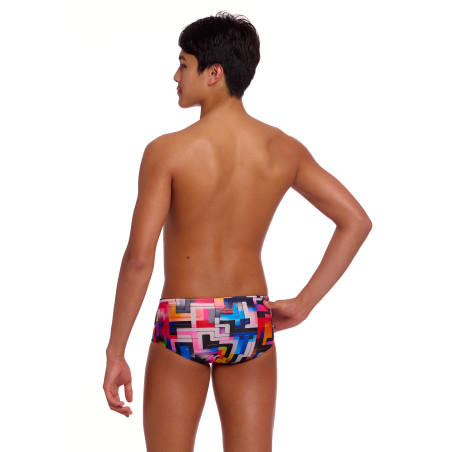 FUNKY TRUNKS (8-12ans) Putty Rules Sidewinder Trunks - Boxer Natation Garçon | Les4Nages