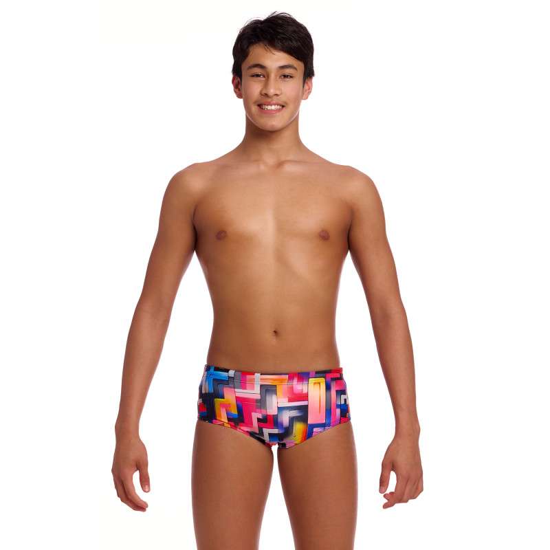 FUNKY TRUNKS (8-12ans) Putty Rules Sidewinder Trunks - Boxer Natation Garçon | Les4Nages