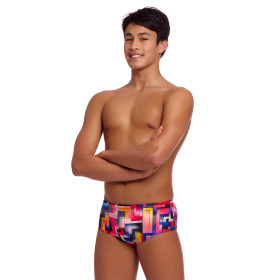 FUNKY TRUNKS (8-12ans) Putty Rules Sidewinder Trunks - Boxer Natation Garçon