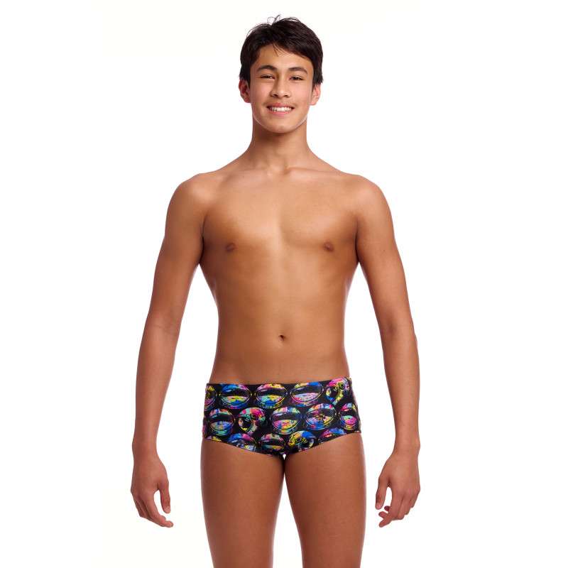 FUNKY TRUNKS (8-12ans) Ham Bam Maam Sidewinder Trunks - Boxer Natation Garçon | Les4Nages
