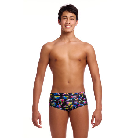 FUNKY TRUNKS (8-12ans) Ham Bam Maam Sidewinder Trunks - Boxer Natation Garçon | Les4Nages