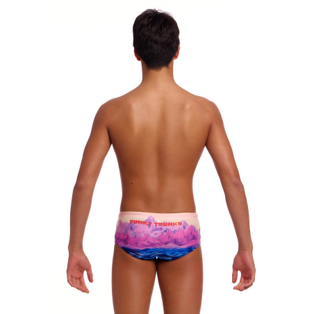 FUNKY TRUNKS (8-12ans) Pink Peaks Sidewinder Trunks - Boxer Natation Garçon | Les4Nages