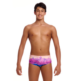 FUNKY TRUNKS (8-12ans) Pink Peaks Sidewinder Trunks - Boxer Natation Garçon