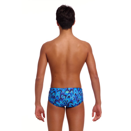 FUNKY TRUNKS (8-12ans) Hill Billy Blues Sidewinder Trunks - Boxer Natation Garçon | Les4Nages