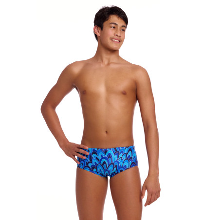 FUNKY TRUNKS (8-12ans) Hill Billy Blues Sidewinder Trunks - Boxer Natation Garçon | Les4Nages