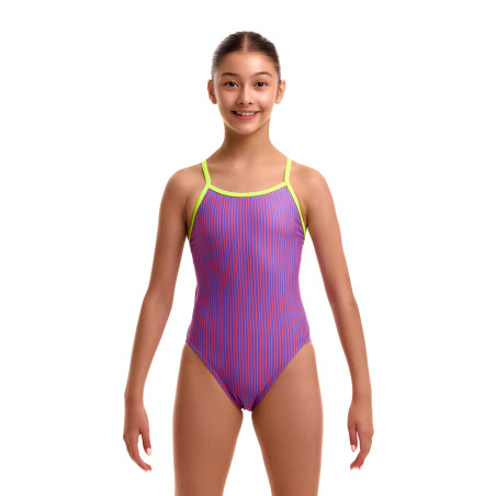 FUNKITA Girl (8-14ans) Berry Crush Single Strap - Maillot Fille natation 1 piece | Les4Nages FUNKITA Girl (8-14ans) Berry Crush Single Strap - Maillot Fille natation 1 piece | Les4Nages