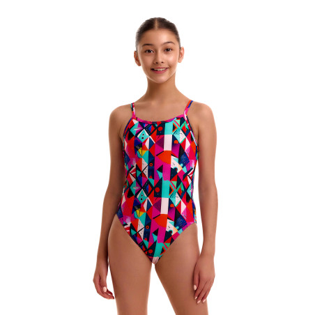 FUNKITA Girl (8-14ans) Art Dropout Single Strap - Maillot Fille natation 1 piece | Les4Nages FUNKITA Girl (8-14ans) Art Dropout Single Strap - Maillot Fille natation 1 piece | Les4Nages