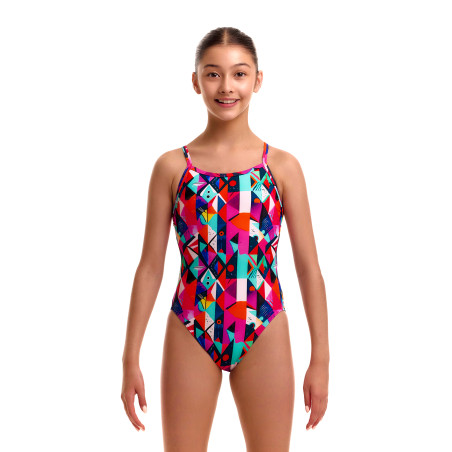 FUNKITA Girl (8-14ans) Art Dropout Single Strap - Maillot Fille natation 1 piece | Les4Nages FUNKITA Girl (8-14ans) Art Dropout Single Strap - Maillot Fille natation 1 piece | Les4Nages
