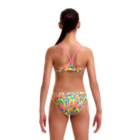 FUNKITA Girl (8-14ans) Hillary Puff Racerback Two Piece Maillot de bain filles 2 pieces | Les4Nages