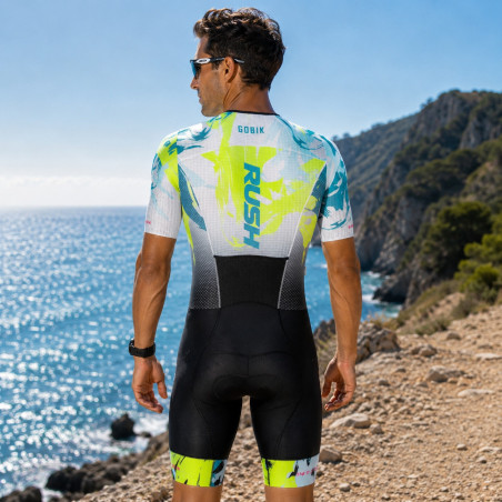 RUSH ALLIGATOR AQUA Homme - Trifonction Triathlon manches courtes | Les4Nages