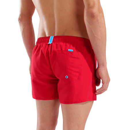 Short de Plage ARENA Men's Fundamentals R X-Short RED-TURQUOISE | Les4Nages