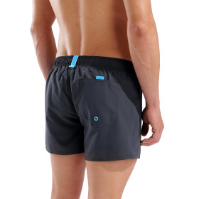 Short de Plage ARENA Men's Fundamentals R X-Short ASPHALT-NEON BLUE