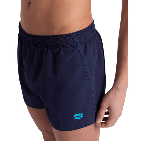 Short de Plage ARENA Men's Fundamentals R X-Short NAVY-TURQUOISE | Les4Nages