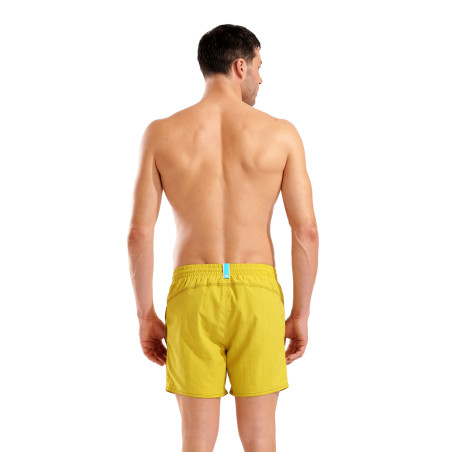 Short de Plage ARENA Men's Bywayx R Shorts GOLDEN KAKI-BLACK | Les4Nages