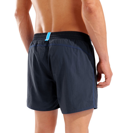 Short de Plage ARENA Men's Bywayx R Shorts ASPHALT-NEON BLUE | Les4Nages