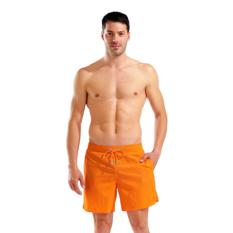 Short de Plage ARENA Men's Beach Boxer Arena Solid TEAM ORANGE | Les4Nages