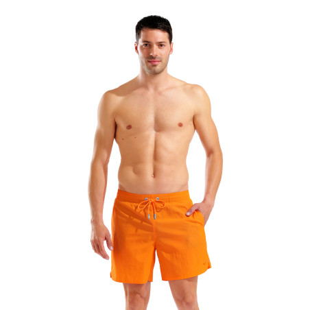 Short de Plage ARENA Men's Beach Boxer Arena Solid TEAM ORANGE | Les4Nages Short de Plage ARENA Men's Beach Boxer Arena Solid TEAM ORANGE | Les4Nages