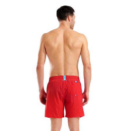 Short de Plage ARENA Men's Beach Boxer Arena Solid RED | Les4Nages Short de Plage ARENA Men's Beach Boxer Arena Solid RED | Les4Nages