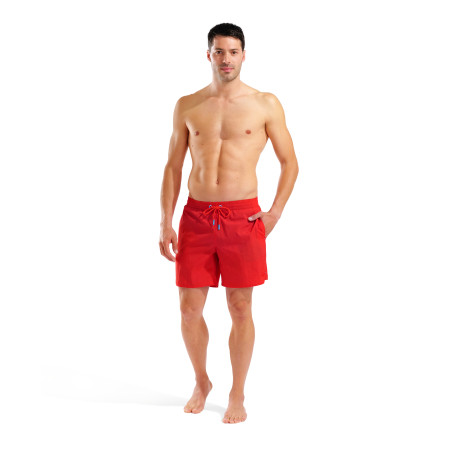 Short de Plage ARENA Men's Beach Boxer Arena Solid RED | Les4Nages Short de Plage ARENA Men's Beach Boxer Arena Solid RED | Les4Nages