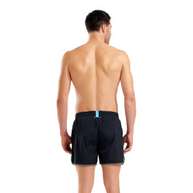 Short de Plage ARENA Men's Arena Big Logo Borders Beach Short BLACK-SAGE