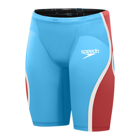 SPEEDO FastSkin LZR PURE INTENT 2.0 JAMMER - Blue Red - Jammer Natation Competition Homme | Les4Nages