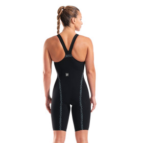 ARENA VELOCE Dos Fermé (Closed Back ) Powerskin Black Teal - Combinaison Natation Femme