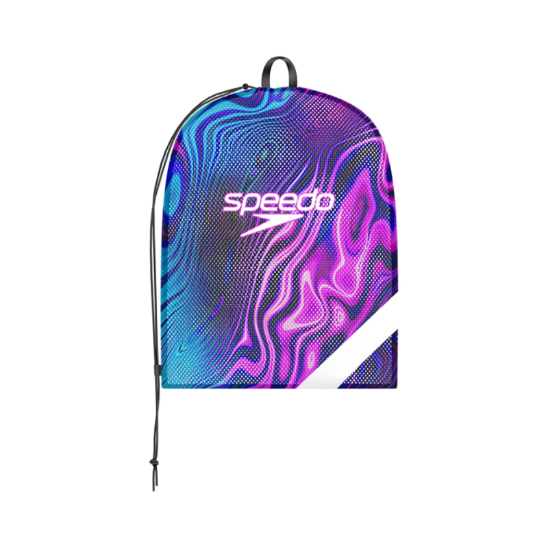 Speedo XL Team Mesh Bag Printed BLA/PUR | Les4Nages