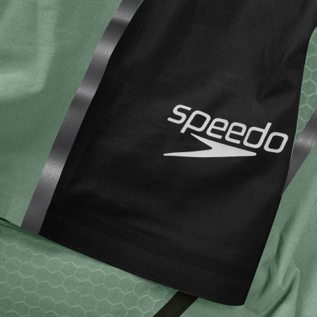 SPEEDO FastSkin LZR PURE INTENT 2.0 OpenBack Kneeskin Dos Ouvert - Green Black-Combinaison Natation Competition Femme | Les4Nages