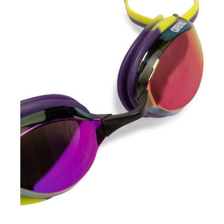 ARENA Python Mirror Violet Plum Artic Lime - Lunettes Natation | Les4Nages