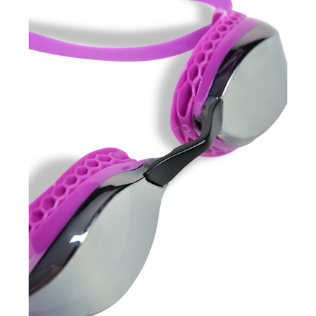 ARENA Air Speed Mirror - Silver Purple Black - Lunettes Natation | Les4Nages