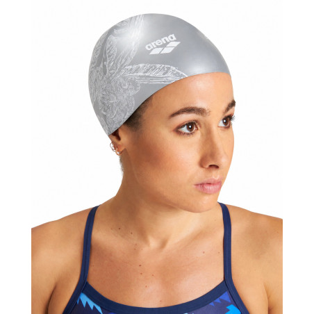 Bonnet Cheveux Longs ARENA SIRENE Cecilia Grey | Les4Nages