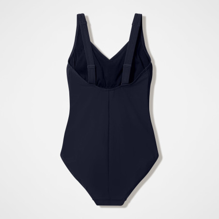 Speedo Shaping Shaping SHIRRED Black - Maillot Aquagym et Natation Femme | Les4Nages