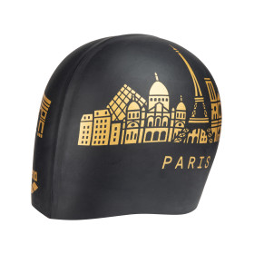 Bonnet ARENA FLAT SILICONE SKYLINE Black - Edition Limitée Paris 2026 